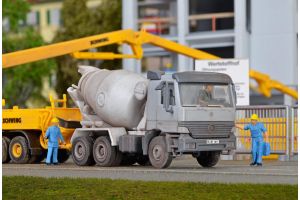 14062 Kibri H0 MB Actros 3axle cement mixer