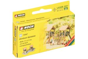 14367 Noch Adventure Playground Laser Cut Card Kit