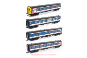 32-643Z Bachmann Class 438 4-TC Unit number 8023 in Network SouthEast livery