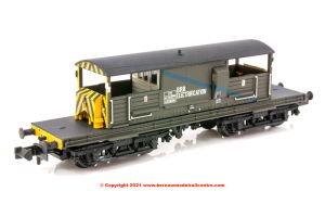 377-878 Graham Farish SR 25T Queen Mary Brake Van BR Departmental Olive Green