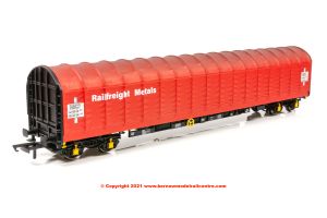 HR6495 Rivarossi BGA BR 4 Axle Tarpaulin Wagon - 31 70 961001 Railfreight Metals