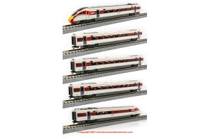 10-1674 Kato Class 8002 Azuma 5 Car EMU Set number 800 209 in LNER livery