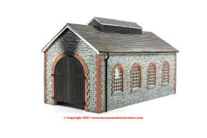 44-062Y Bachmann Scenecraft Single Track Stone Engine Shed - Helston
