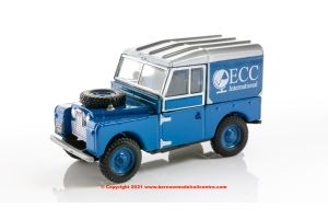 SP47 Oxford Diecast Land Rover Series 1 number ECC 99 in English China Clays International livery