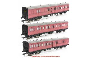 E86014 EFE Rail LSWR Cross Country Set number 130 in BR Crimson livery - Era 45
