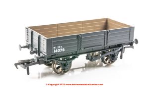 925008 Rapido Diagram O21 Open Wagon No. W14076 - GWR grey