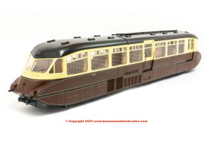 7D-011-004 Dapol Streamlined Railcar number W11 in BR Lined Chocolate  Cream livery