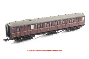 2P-011-275 Dapol Gresley Brake Composite Coach number E10015E in BR Maroon livery