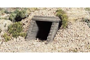 C1165 Woodland Scenics Culvert Timber Pack of 2