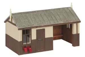 44-1004B Bachmann Scenecraft Corrugated Platform Shelter