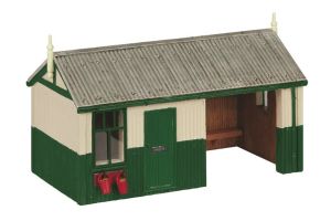 44-1004G BachmannScenecraft Corrugated Platform Shelter