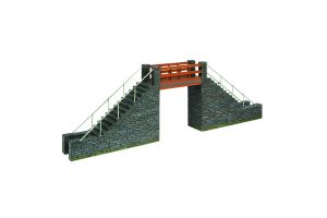 47-0107 Bachmann Narrow Gauge Scenecraft Slate Footbridge