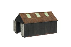 47-0163 Bachmann Scenecraft Narrow Gauge NG7 Corrugated Engine Shed