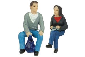 47-404 Bachmann Scenecraft Sitting passengers A