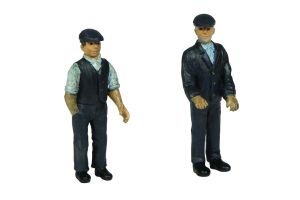47-413 Bachmann Scenecraft Footplate Crew x2 Figures