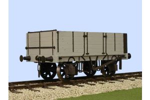7055 Slaters 10 ton China Clay Wagon Gloucester 5 Plank Side  End Door Kit