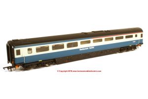763RB001 Oxford Rail Mk3a Restaurant Unclassified Buffet Coach number M10025 in BR Blue and Grey livery