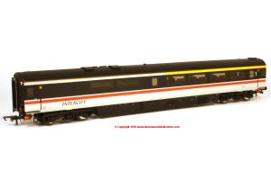 763RM002 Oxford Rail Mk3a Restaurant First Modular Coach number 10201 in Intercity Swallow livery