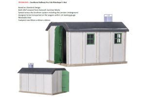 7B-004-003 Dapol Kitmaster Genesis SR Platelayers Hut Kit
