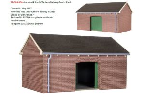 7B-004-004 Dapol Kitmaster Genesis LSWR Goods Shed Kit