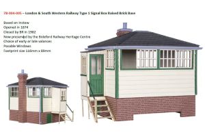 7B-004-005 Dapol Kitmaster Genesis LSWR Raised Signal Box Kit