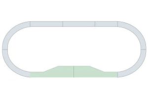 87492 Tillig HOm Beginner set paving-stones - without vehicle