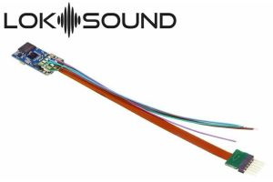 97818 S0838 ESU LokSound Micro V5.0 6 Pin Digital Decoder Class 101 with sugar cube speaker 11 x 15mm with South West Digital Sounds