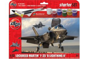 A55010 Airfix Lockheed Martin F-35B Lightning II Starter Set