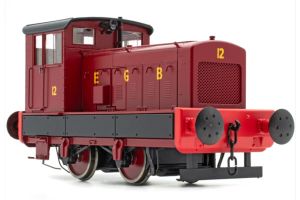 ACC2863-DCC Accurascale Ruston 88DS 2450331947 - Eastern Gas Board - Tottenham No. 12 - Dark Red - DCC Sound Fitted