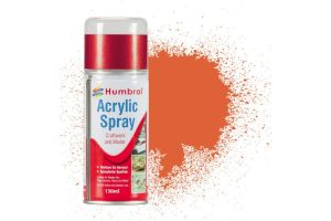 AD6018 Humbrol Number 18 150ml Acrylic Paint - Orange Gloss