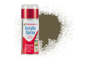 AD6086 Humbrol No 86 Light Olive Matt - 150ml Acrylic Spray Paint