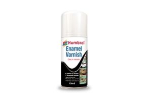 AD6999 Humbrol number 135 Enamel Satin Varnish - Modellers Spray