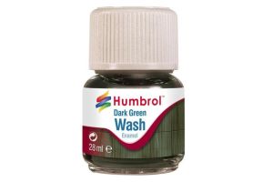 AV0203 Humbrol 28ml Enamel Wash - Dark Green