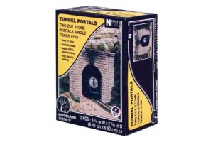 C1153 Woodland Scenics Single Tunnel Mouth Cut Stone