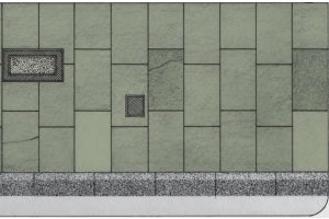 D6 Superquick Grey Paving Stones Building Papers