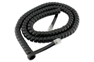 DCD-ACL DCC Concepts RJ12 6pin Curly Cord For NCE Powercab and Cobalt Alpha  2m6ft when extended