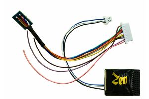 DCD-ZN218.4.2 DCC Concepts Zan Black Decoder 21 Pin DCC MTC and 8 pin connection. 4 powered  2 lgic functions