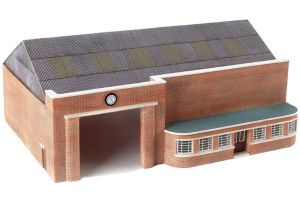 E99660 Exclusive First Editions Art Deco Bus Garage by Scenecraft