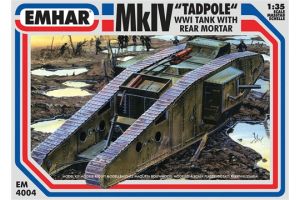 PKEM4004 Emhar Mk IV ‘Tadpole’ WWI Tank with Rear Mortar