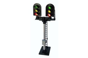 ES42 Eckon 3 Aspect Colour Light Signal T Junction Kit Round Head
