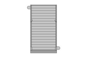 GJ04 Ratio LNWR Grand Junction Station Building Components 4 Plain Board Panels