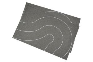 GM371 Gaugemaster Asphalt Road 80mm wide universal curves