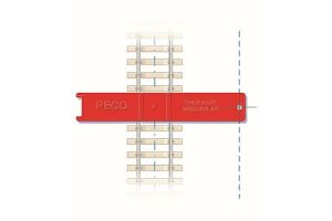 LC-115 Peco Overhead Catenary Mast Installation Jig x 2