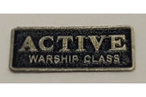 K2600-NPA D600 Class 41 Warship Diesel cab nameplate Active