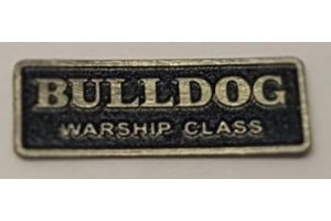 K2600-NPC D600 Class 41 Warship Diesel nameplate Bulldog Black