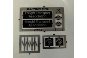 K37672 Nameplate Freight Transport Association 2 nameplates made by Shawplan for KMRC