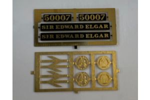 K50007 Nameplate Sir Edward Elgar 2 nameplates made by Shawplan for KMRC