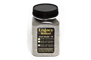 LB-2LG DCC Concepts 2mmN scale Ballast  Grey Blend.