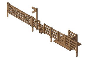 LK12118 Peco Flexible Field Fencing Gates Stiles