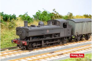 KMR-303 Rapido Class 16XX Steam Locomotive number  1604 in BR Black with early emblem - weathered finish. 89A Oswestry Shed Cod